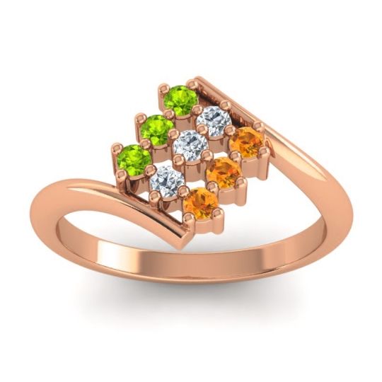 Simple Pave Bypass Navaza Ring