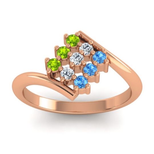 Simple Pave Bypass Navaza Ring