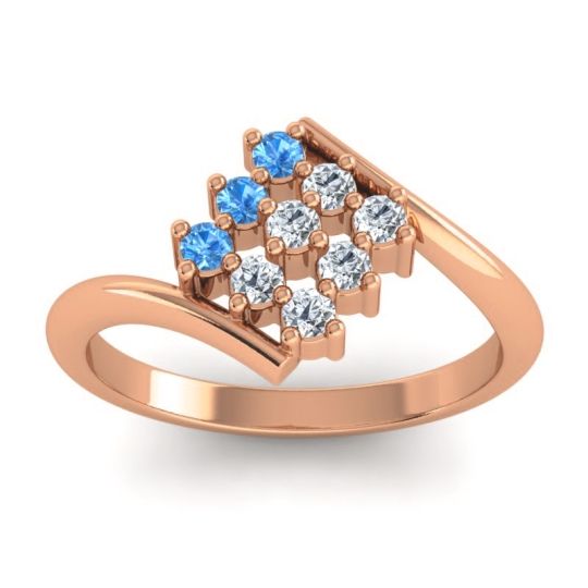 Simple Pave Bypass Navaza Ring