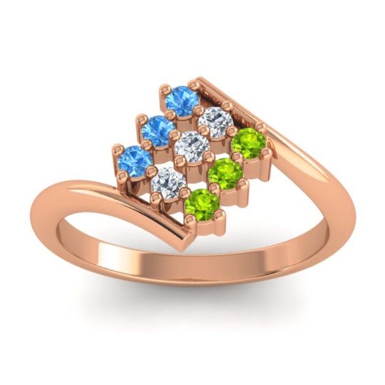 Simple Pave Bypass Navaza Ring