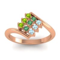 Simple Pave Bypass Navaza Ring