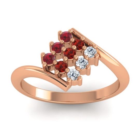 Simple Pave Bypass Navaza Ring