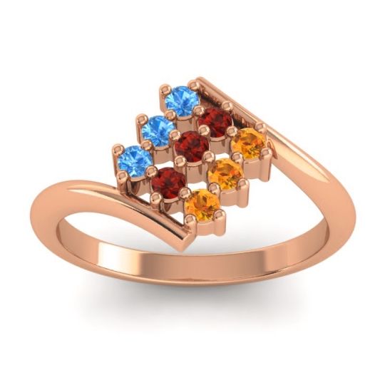 Simple Pave Bypass Navaza Ring