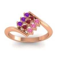 Simple Pave Bypass Navaza Ring