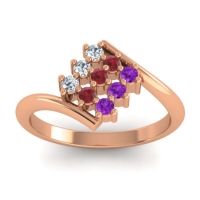 Simple Pave Bypass Navaza Ring