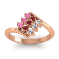 Simple Pave Bypass Navaza Ring