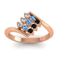 Simple Pave Bypass Navaza Ring