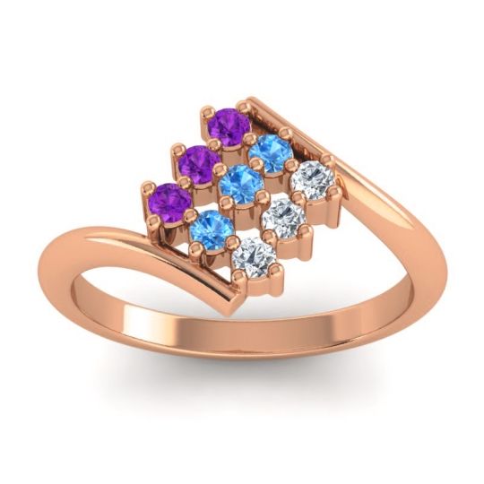 Simple Pave Bypass Navaza Ring