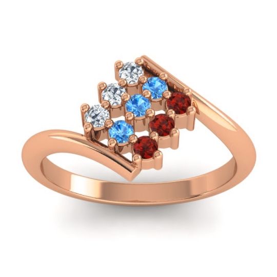 Simple Pave Bypass Navaza Ring