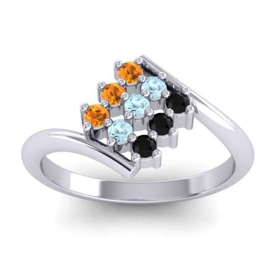 Simple Pave Bypass Navaza Ring