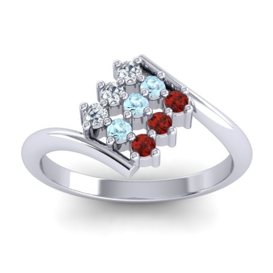Simple Pave Bypass Navaza Ring