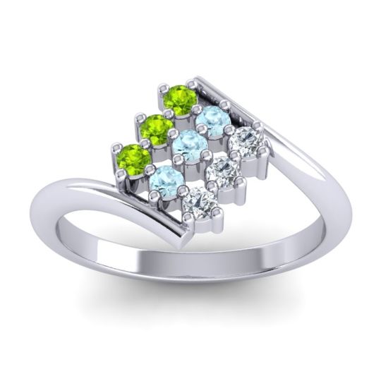 Simple Pave Bypass Navaza Ring