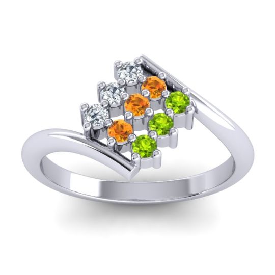 Simple Pave Bypass Navaza Ring