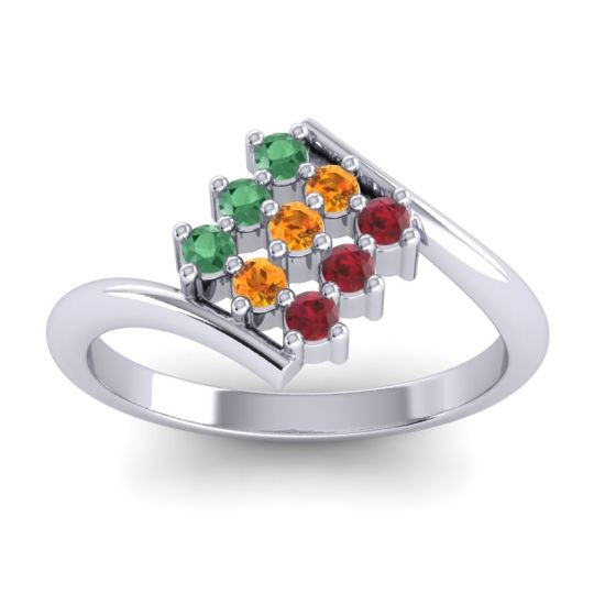 Simple Pave Bypass Navaza Ring