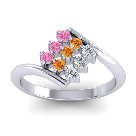 Simple Pave Bypass Navaza Ring