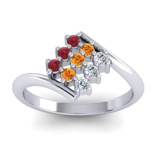 Simple Pave Bypass Navaza Ring