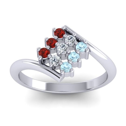 Simple Pave Bypass Navaza Ring