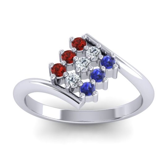 Simple Pave Bypass Navaza Ring