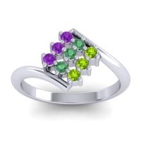 Simple Pave Bypass Navaza Ring