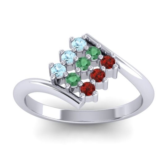 Simple Pave Bypass Navaza Ring