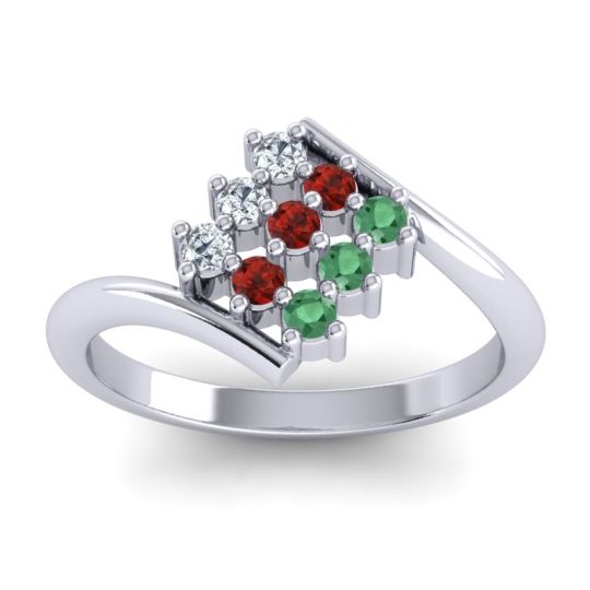 Simple Pave Bypass Navaza Ring