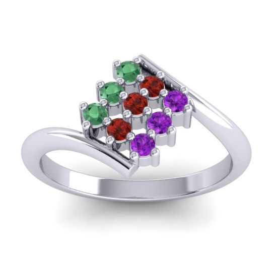 Simple Pave Bypass Navaza Ring