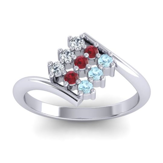 Simple Pave Bypass Navaza Ring