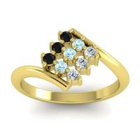 Simple Pave Bypass Navaza Ring