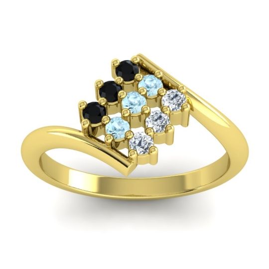 Simple Pave Bypass Navaza Ring