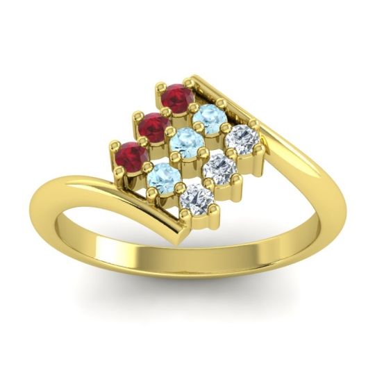 Simple Pave Bypass Navaza Ring