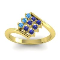 Simple Pave Bypass Navaza Ring