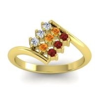 Simple Pave Bypass Navaza Ring