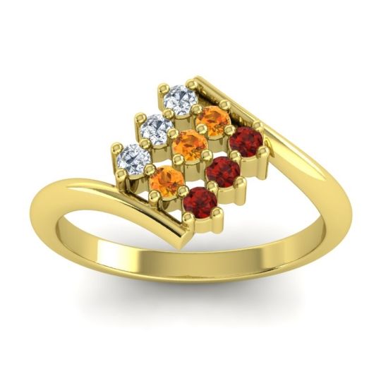 Simple Pave Bypass Navaza Ring