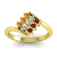 Simple Pave Bypass Navaza Ring