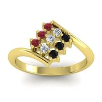 Simple Pave Bypass Navaza Ring