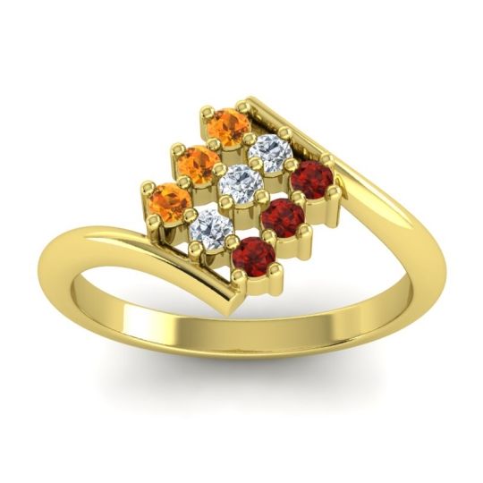 Simple Pave Bypass Navaza Ring