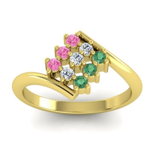 Simple Pave Bypass Navaza Ring