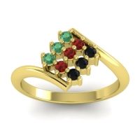 Simple Pave Bypass Navaza Ring