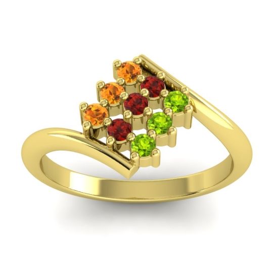 Simple Pave Bypass Navaza Ring