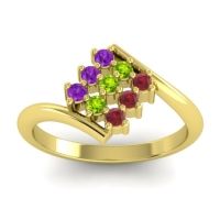 Simple Pave Bypass Navaza Ring