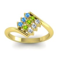 Simple Pave Bypass Navaza Ring