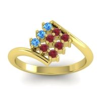 Simple Pave Bypass Navaza Ring