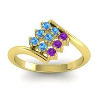 Simple Pave Bypass Navaza Ring