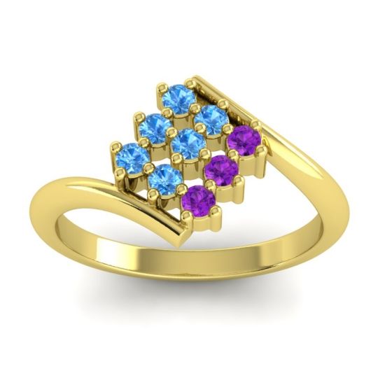 Simple Pave Bypass Navaza Ring