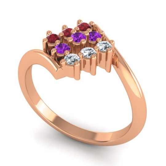 Simple Pave Bypass Navaza Ring