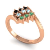 Simple Pave Bypass Navaza Ring