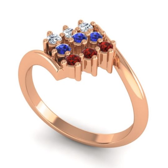 Simple Pave Bypass Navaza Ring