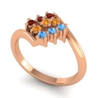 Simple Pave Bypass Navaza Ring