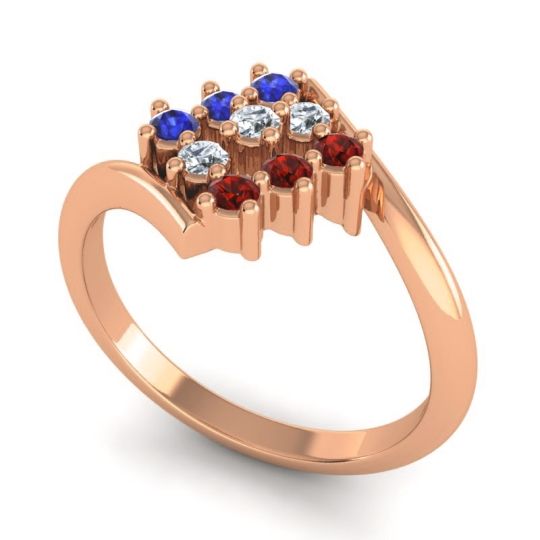 Simple Pave Bypass Navaza Ring