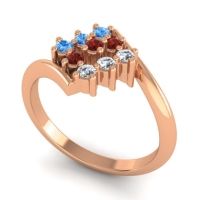 Simple Pave Bypass Navaza Ring